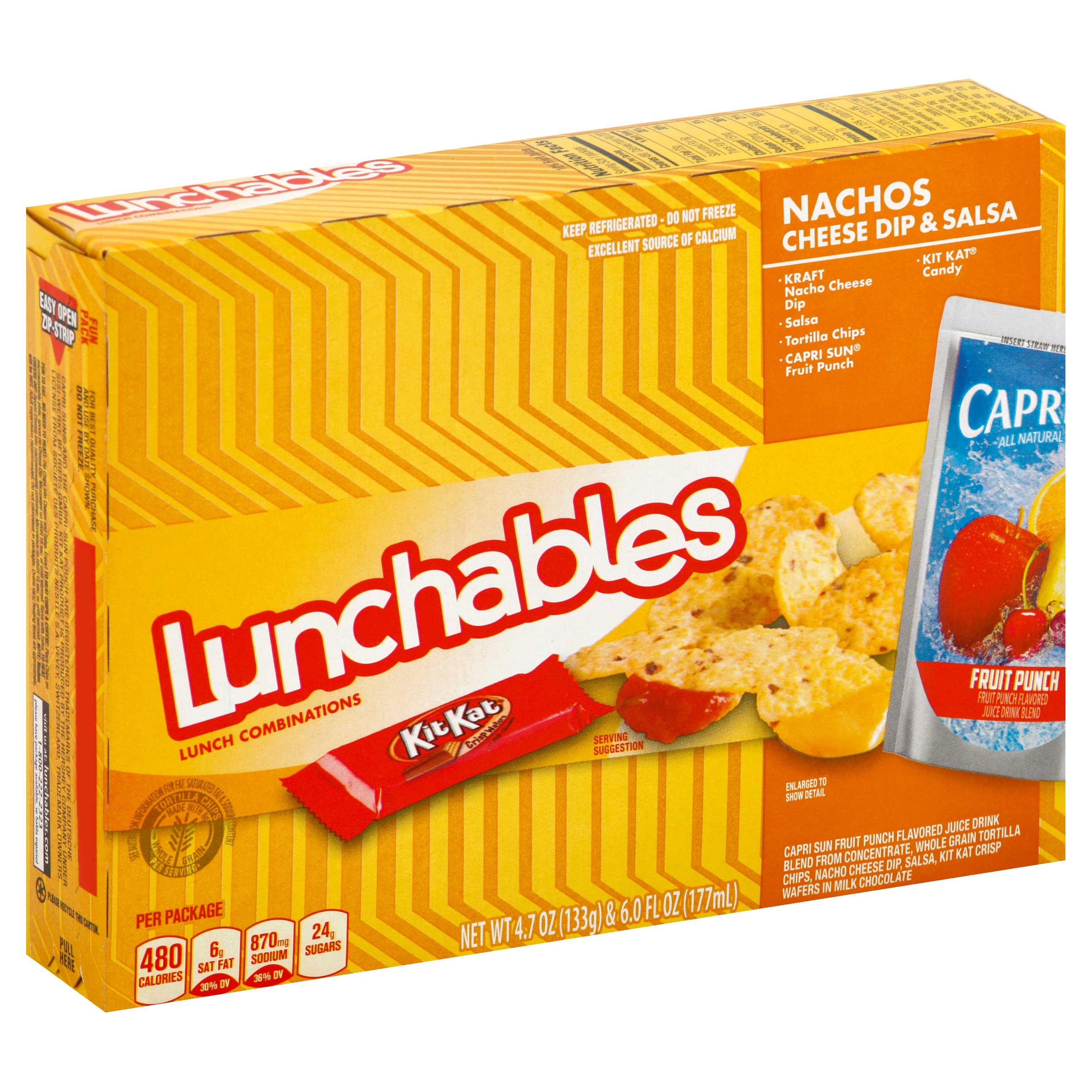 Oscar Mayer Lunchables Nacho Dip Capri Sun Case FoodServiceDirect