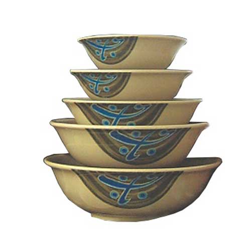 Yanco JP-5070 Japanese Soup Bowl, 36 oz Capacity, 2.25" Height, 7.75" Diameter, Melamine, Pack of 48